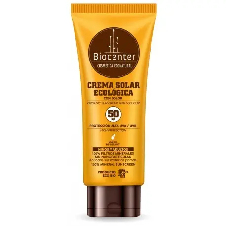 Crema solar ecológica spf 50 - niños y adultos