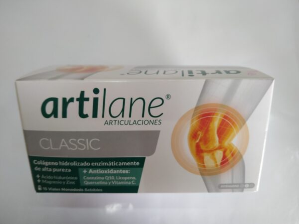 Artilane Classic Colágeno hidrolizado enzimáticamente de alta pureza, Ácido hialurónico, Magnesio, Zinc